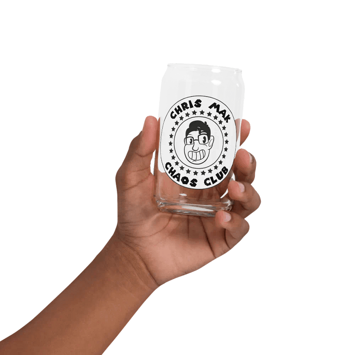 Chaos club glass can cup product image (32)