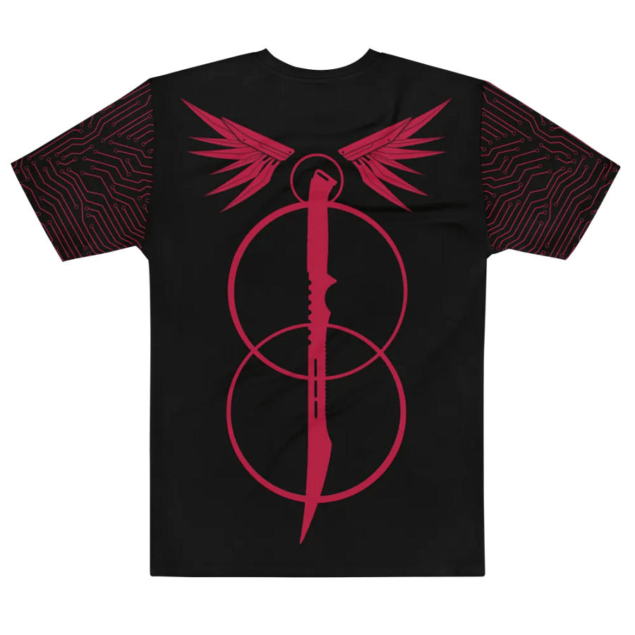 Mecha Warrior Breathable Tee - Black/Red product image (1)