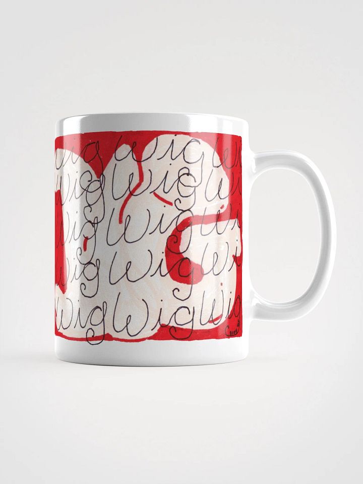 Big Wig White Glossy Mug product image (2)