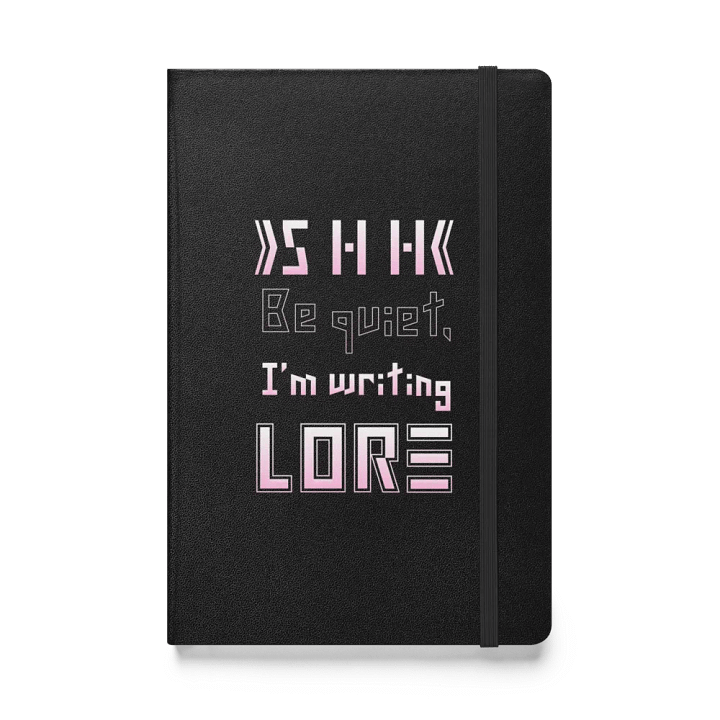 Hard cover notebook for writing LORE in product image (1)