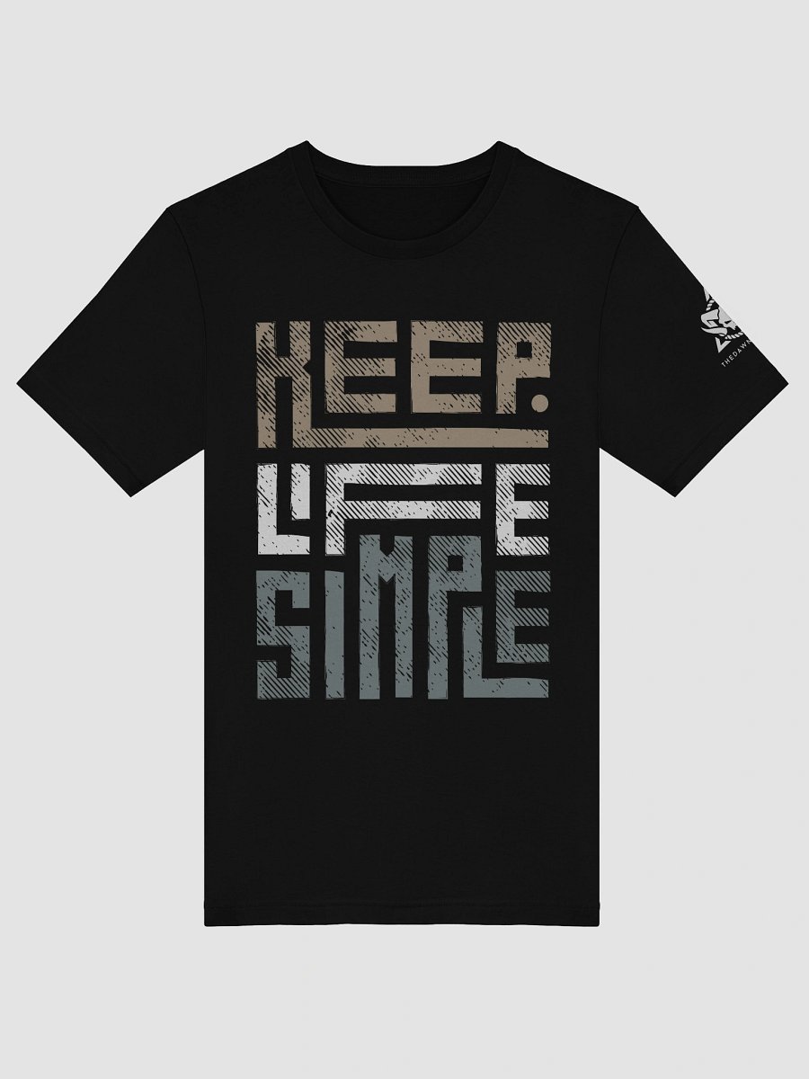 Keep Life Simple: Stylized T-Shirt product image (5)