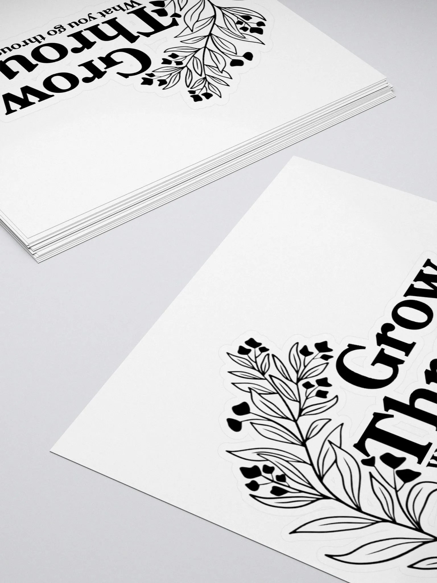 Grow Through What You Go Through Sticker product image (4)