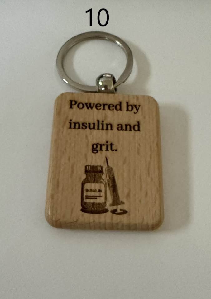 Wooden Engraved Illness Awareness Keychains | Chronic Pain, Cancer, & More (5) product image (10)