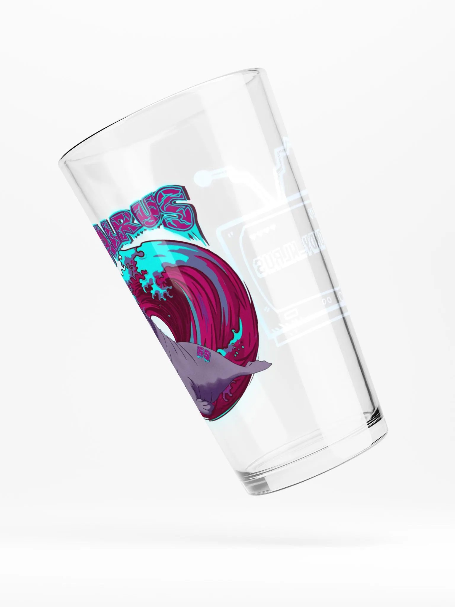 Toxic Walrus Team 69 Pint glass! product image (4)