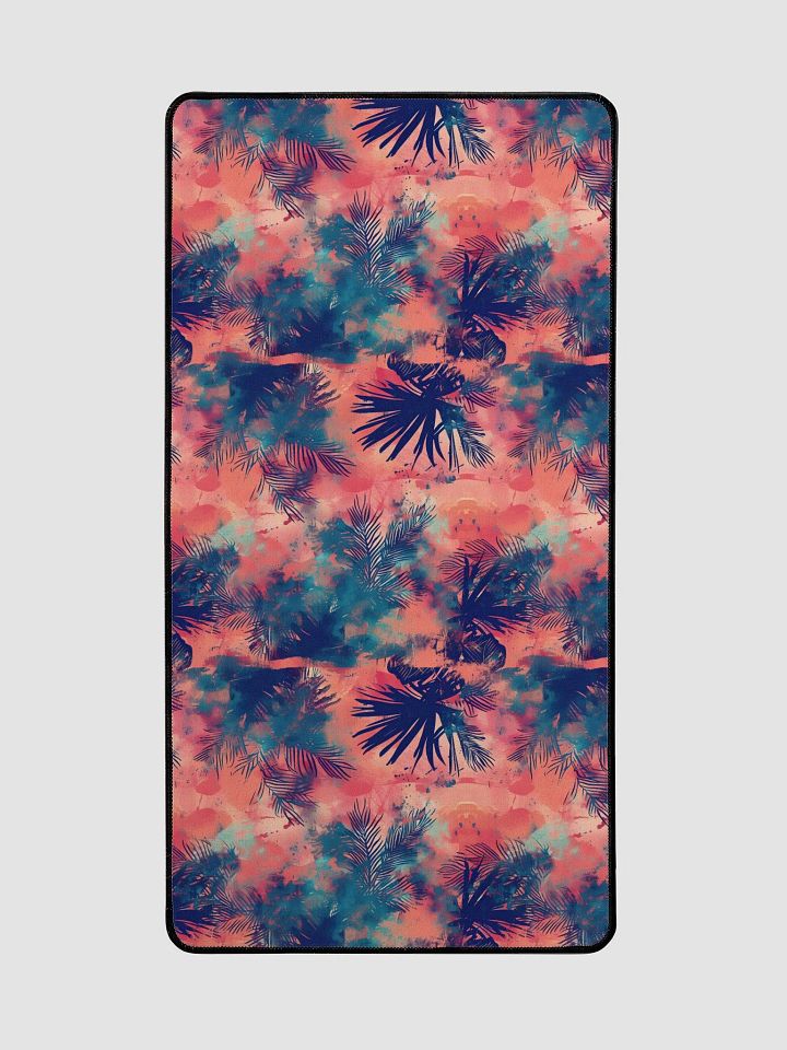Bleached Leaf Pattern Desk Mat product image (2)