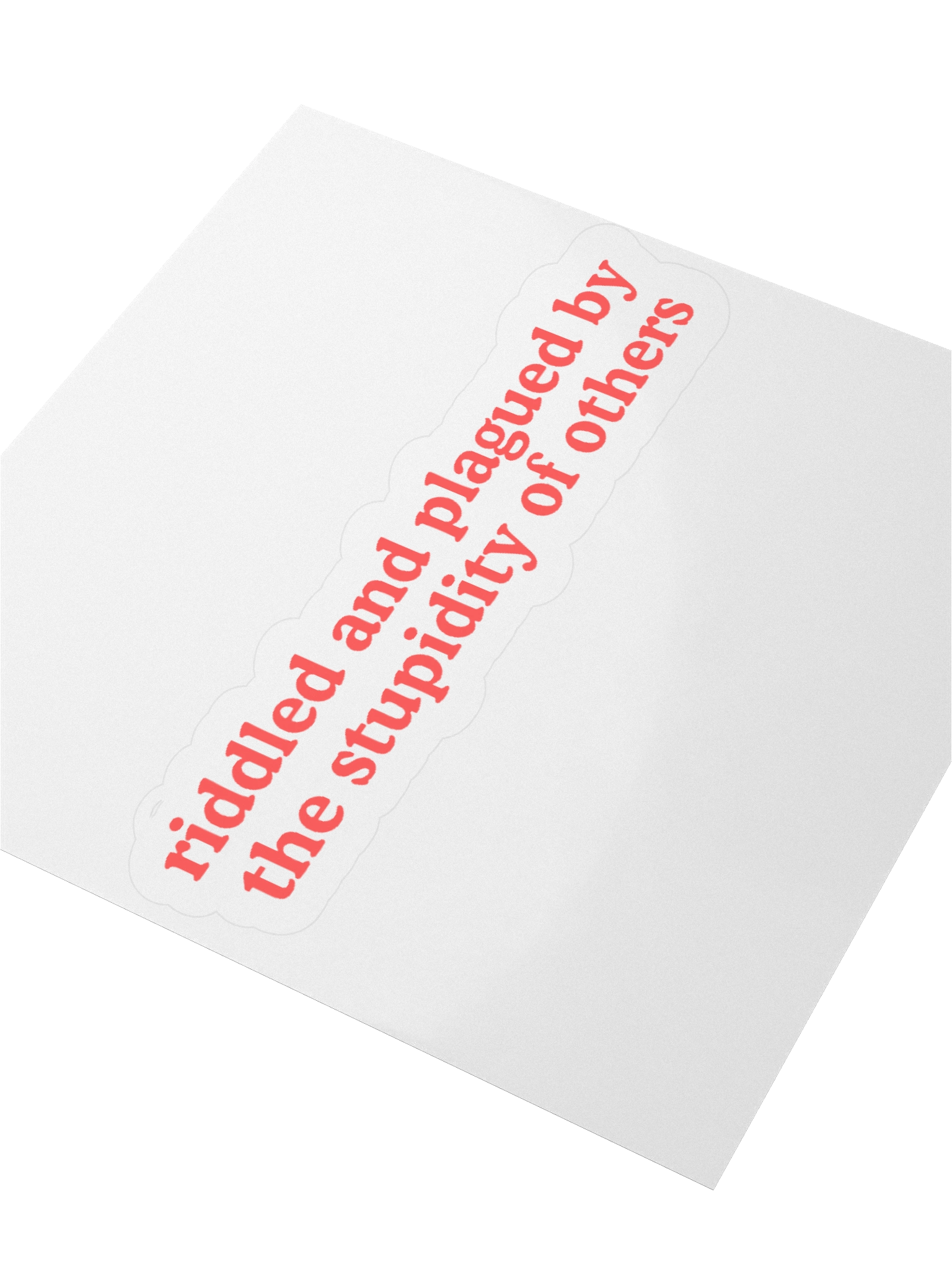 Stupidity Sticker product image (3)