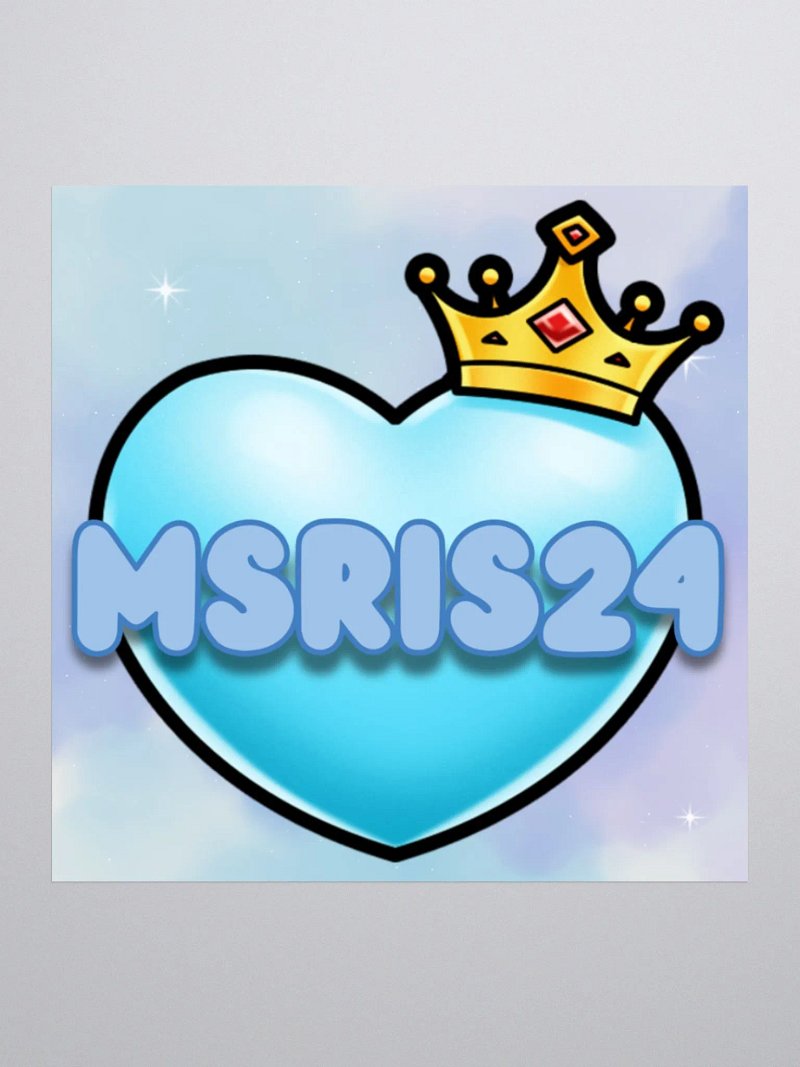 Crown Heart Sticker