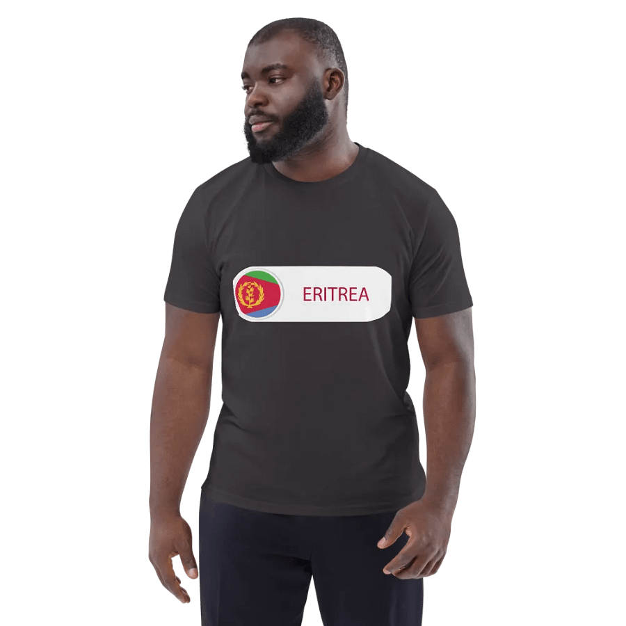 Eritrea Flag Emblem Organic Tee product image (137)