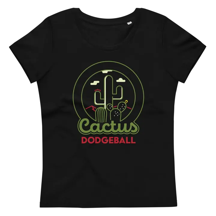 Cactus Dodgeball Women's Fitted Tee product image (3)