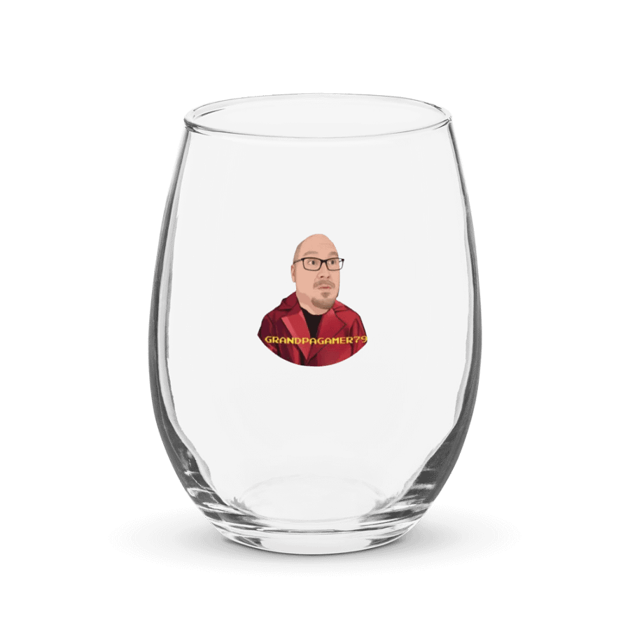 GrandpaGamer79 Personalized Stemless Wine Glass product image (1)