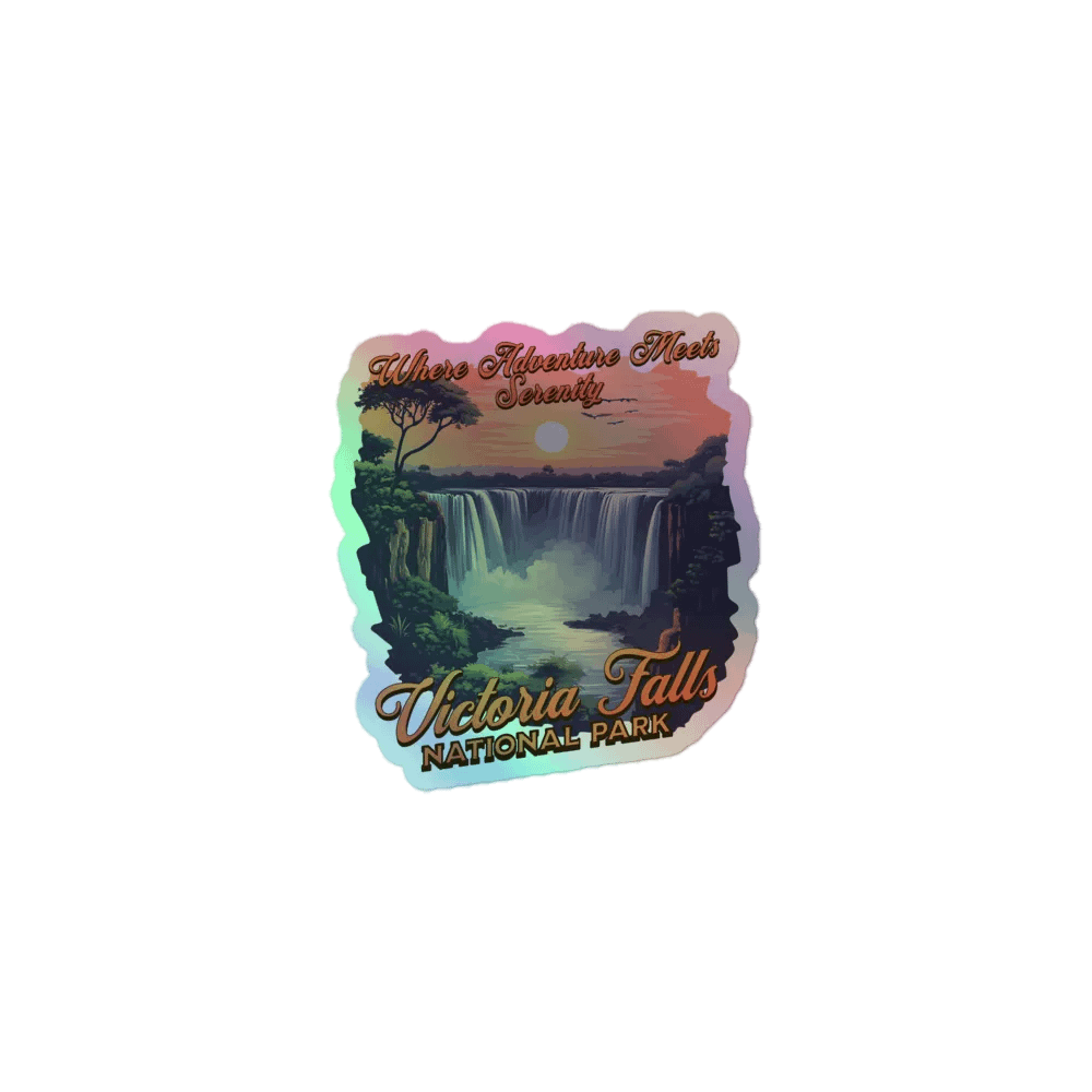 Victoria Falls Holographic Sticker Set product image (1)