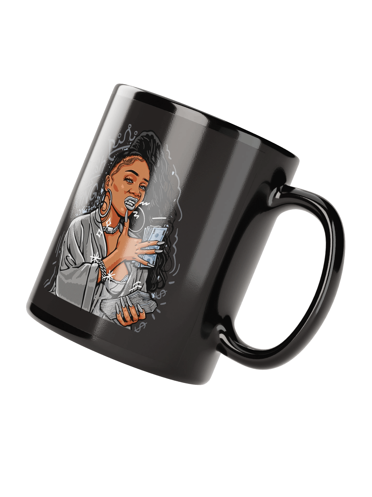 Royal Crown Black Mug product image (2)