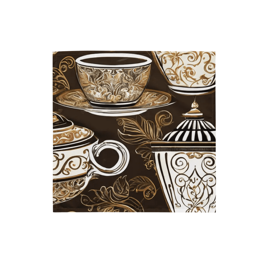 Coffee Cups Elegance Bandana product image (1)