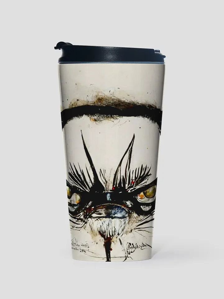 Whiskered Feline Stainless Steel Mug product image (1)