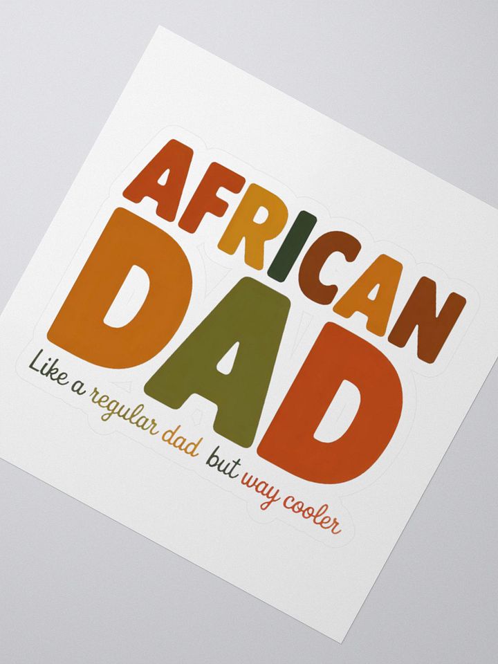 African Dad Father Papa Africa Father's Day Sticker product image (2)