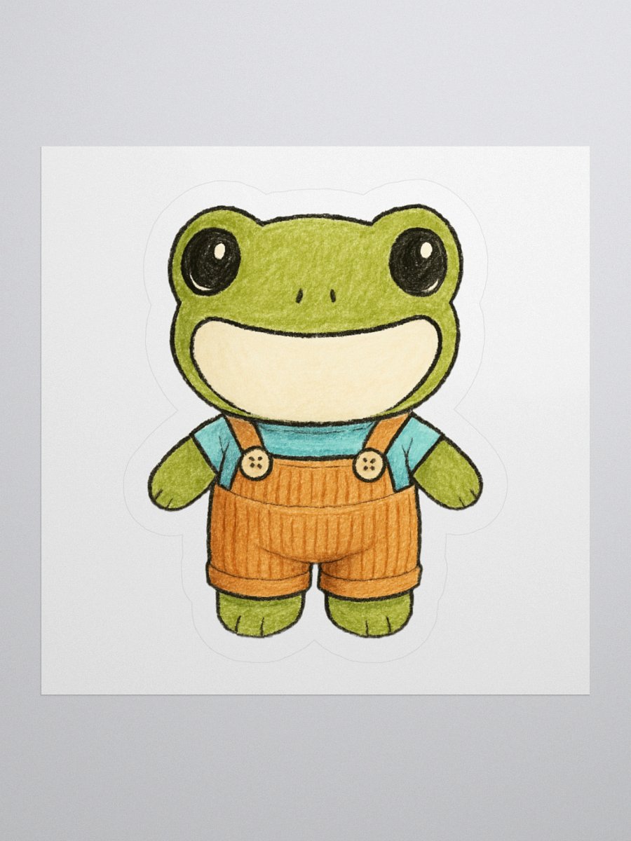 Flapjack in Overalls Kiss Cut Stickers product image (3)