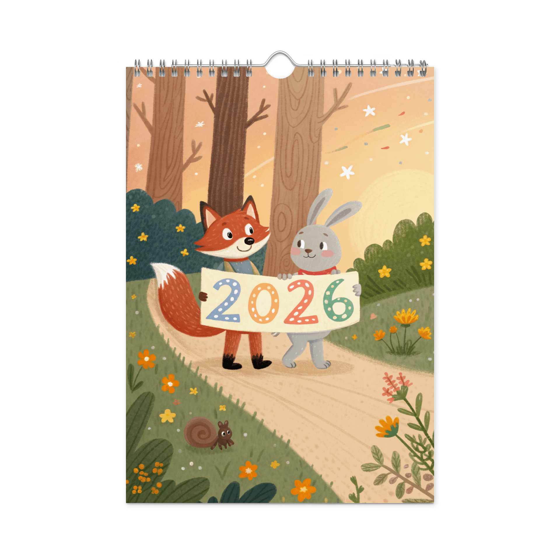 ADORABLE ANIMALS WALL CALENDAR 2026 product image (3)