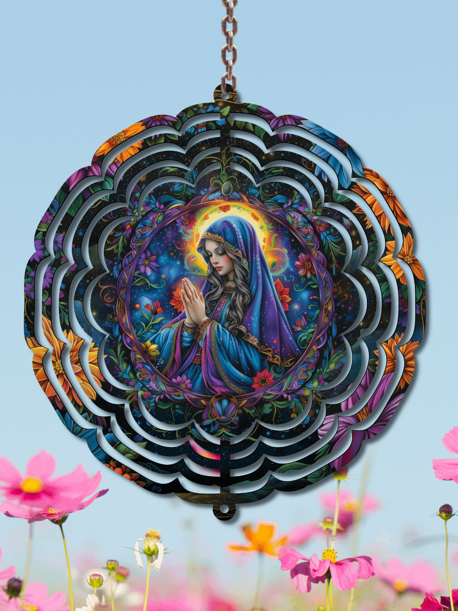 Mother Mary - wind spinner sublimation design product image (1)