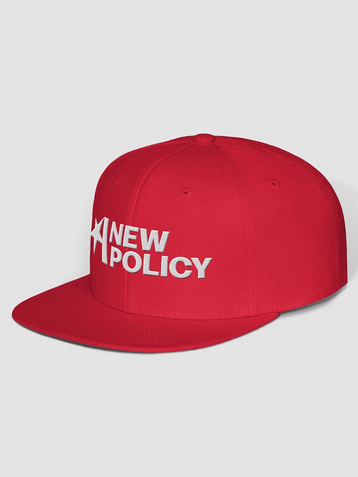 A New Policy Snapback Hat - Red product image (2)