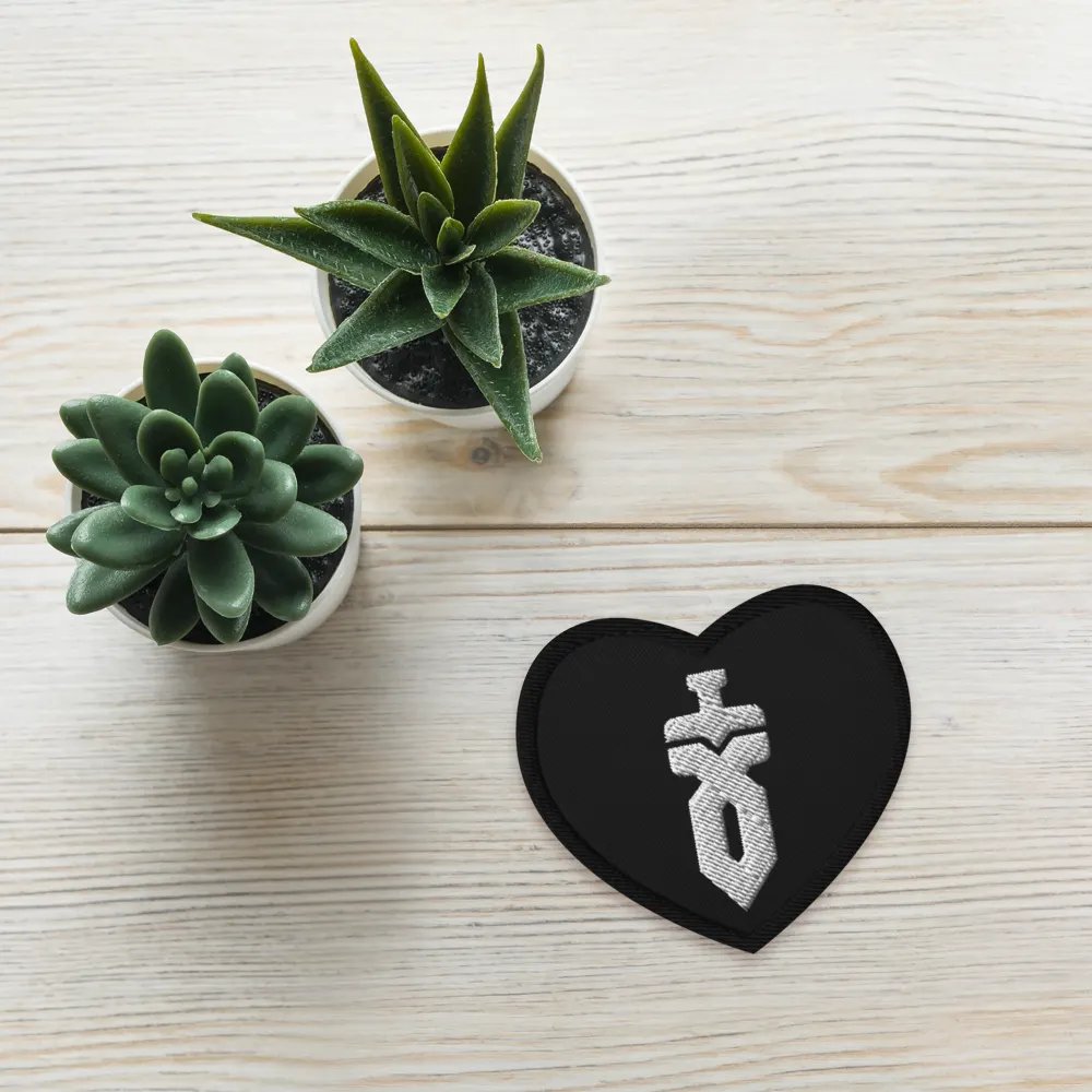 Heart Patch (White Logo) product image (4)