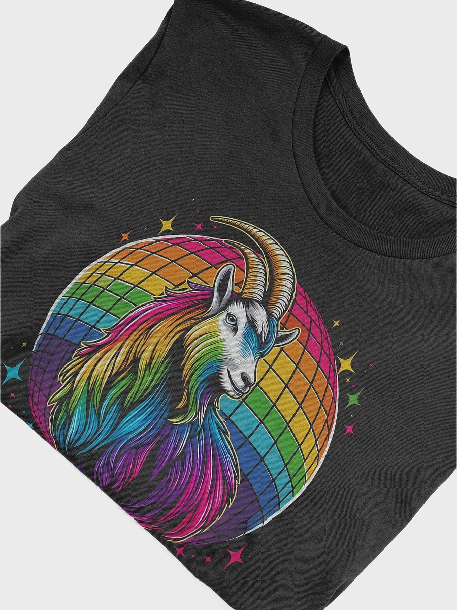 Disco Ball Goat Pride 2024 Tee - Dark Colors product image (5)