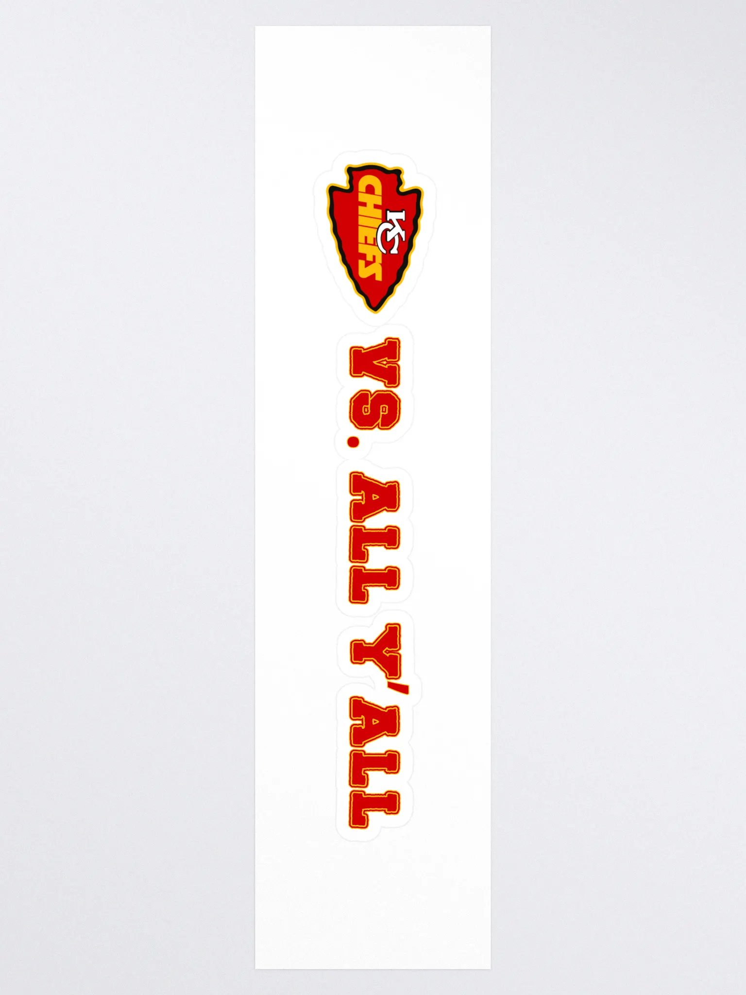 Chiefs Vs. All Y'all Kansas City Football Rivalry Design product image (3)