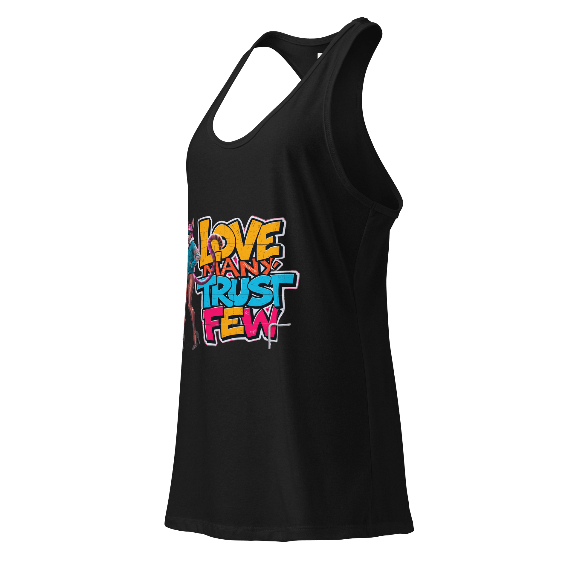 Graffiti Cat Women's Racerback Tank product image (3)