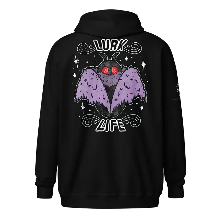 Mothman Lurk Life Zip Hoodie product image (1)