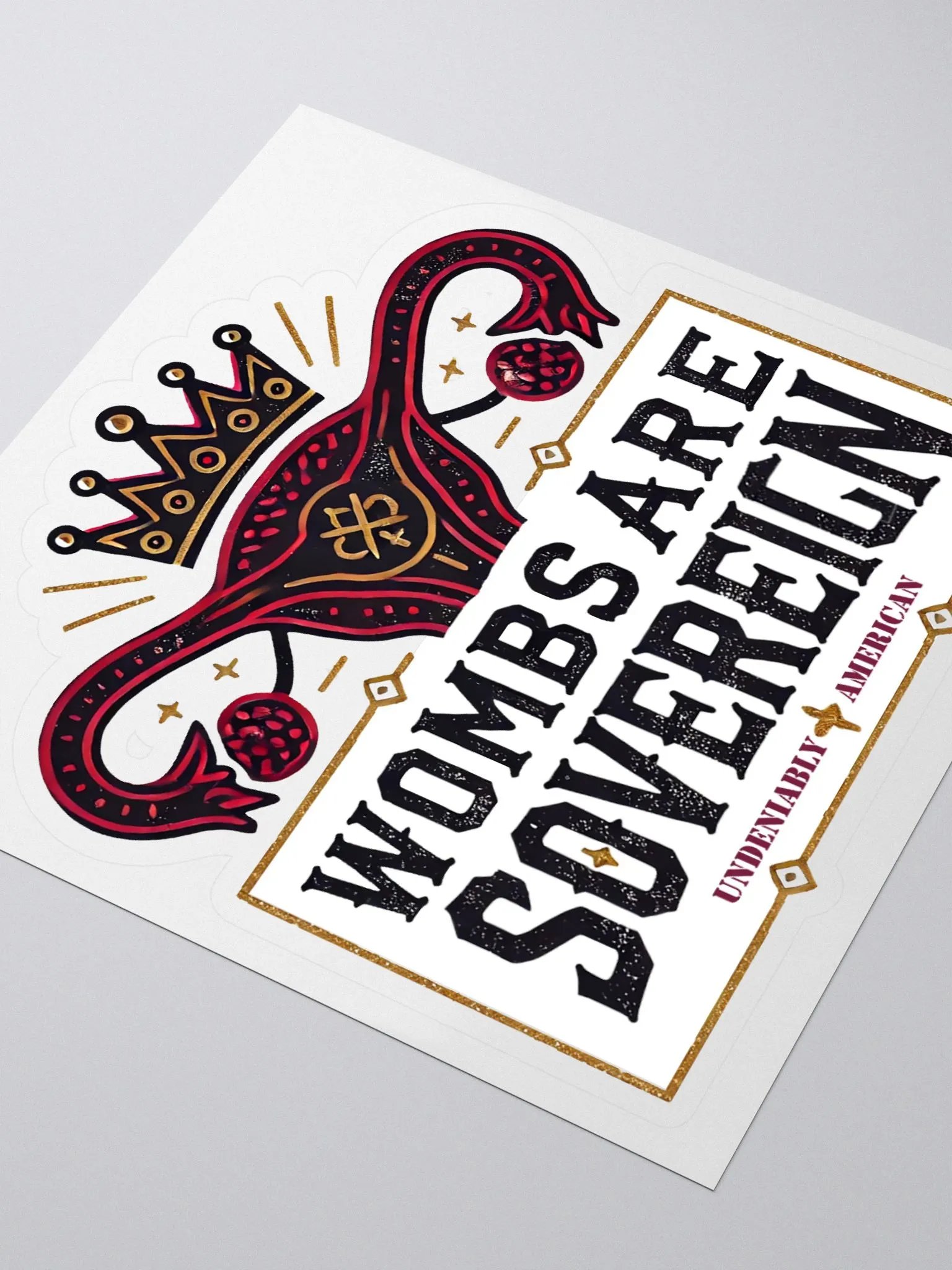 Sovereign Wombs Sticker product image (3)