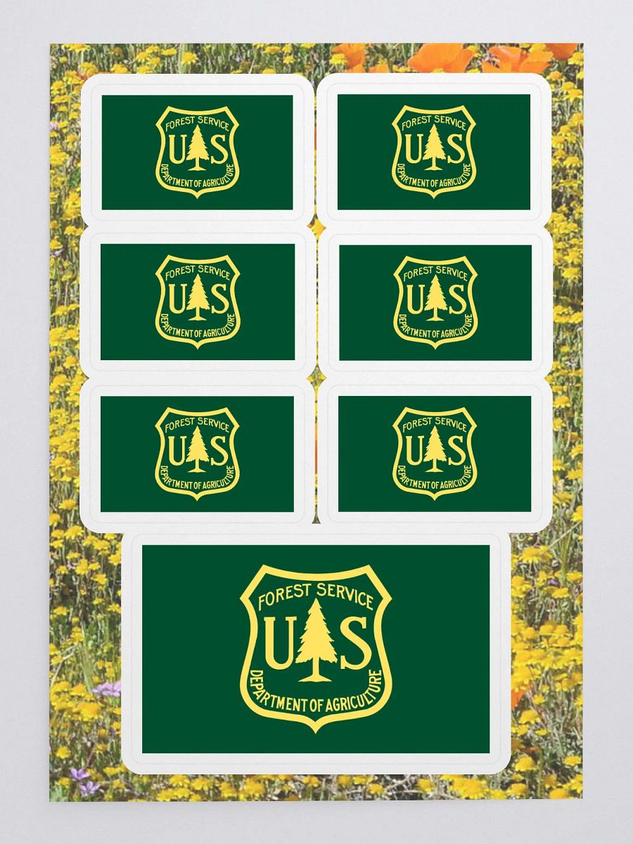 "Forest Service" Sticker (Pasture Background) product image (3)
