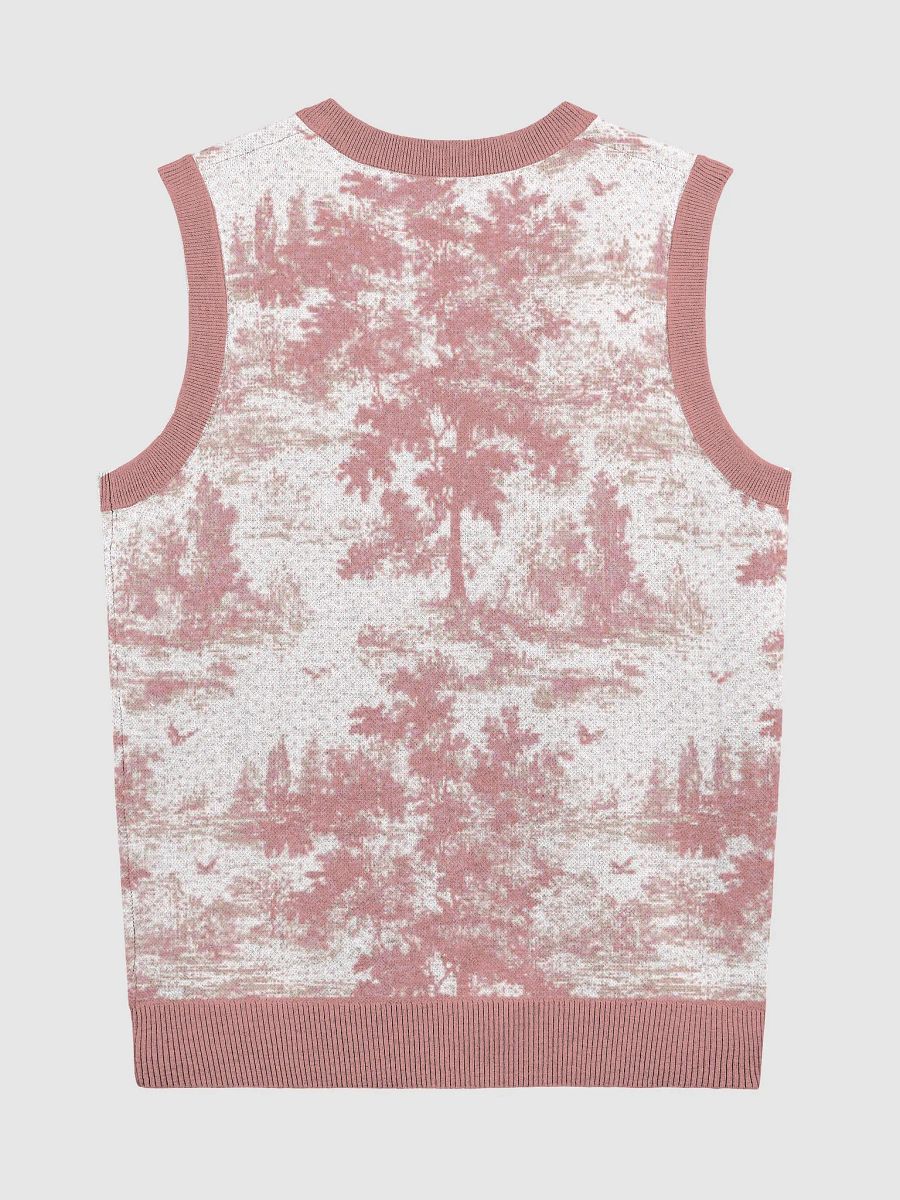 Nature's Embrace Knitted V-Neck Vest product image (2)