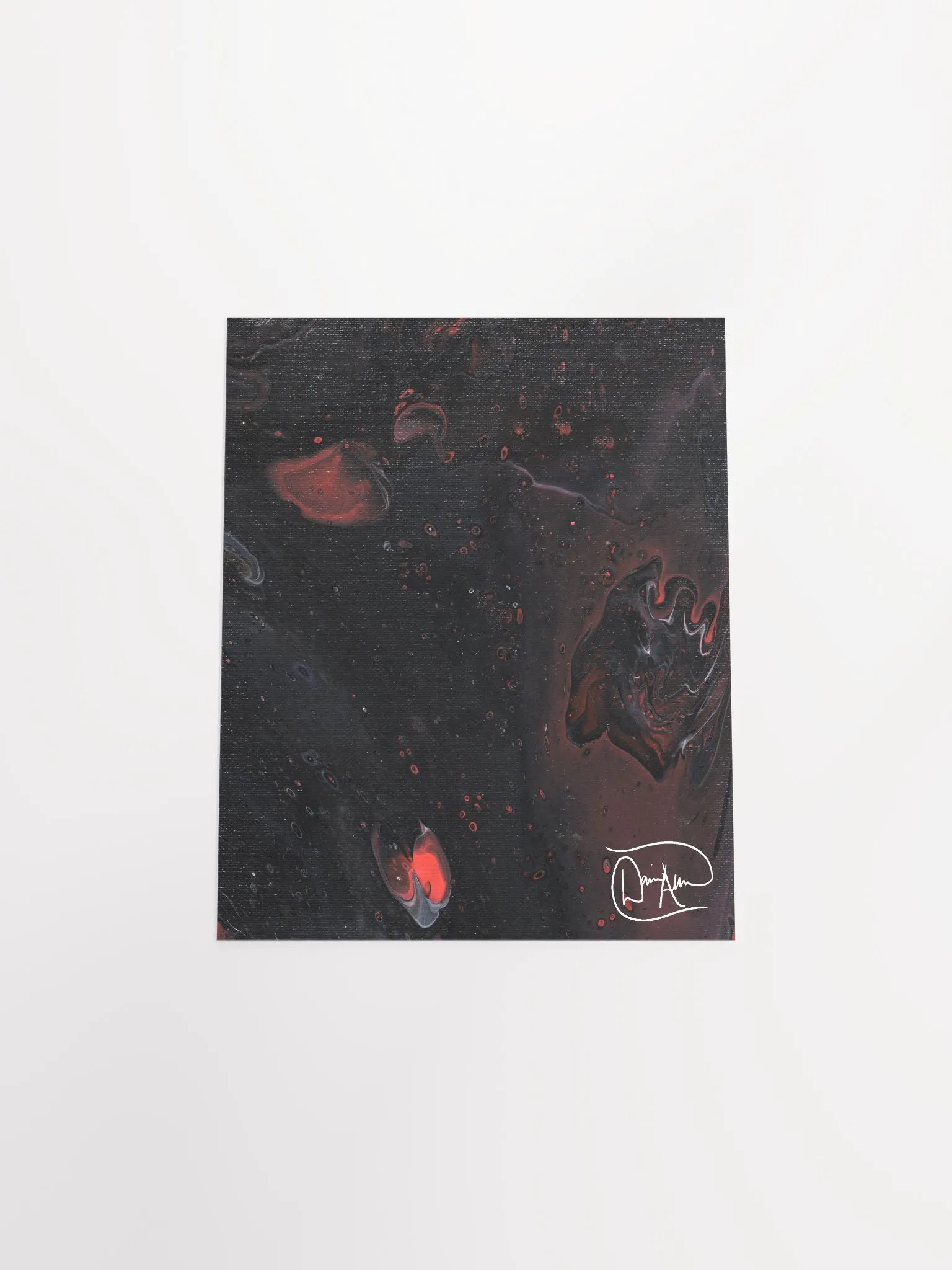 Space Black Fluid Acrylic Print product image (4)