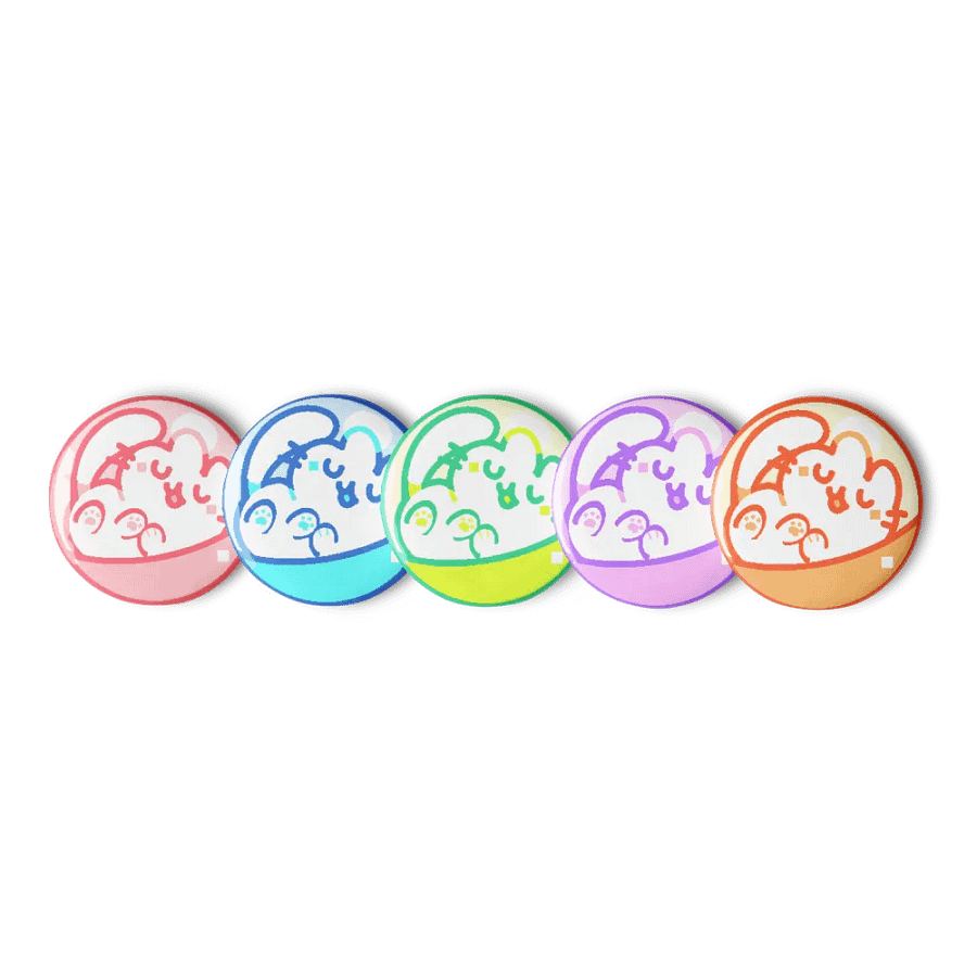 🌈🐾 Capsule Toy Cat (Pins) Rainbow | By Plushpon product image (4)
