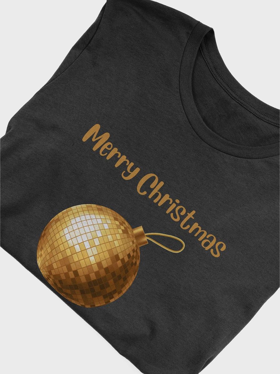 Dazzling Christmas Mirrorball with I Hope it Shines just for You T-Shirt - Gold product image (10)