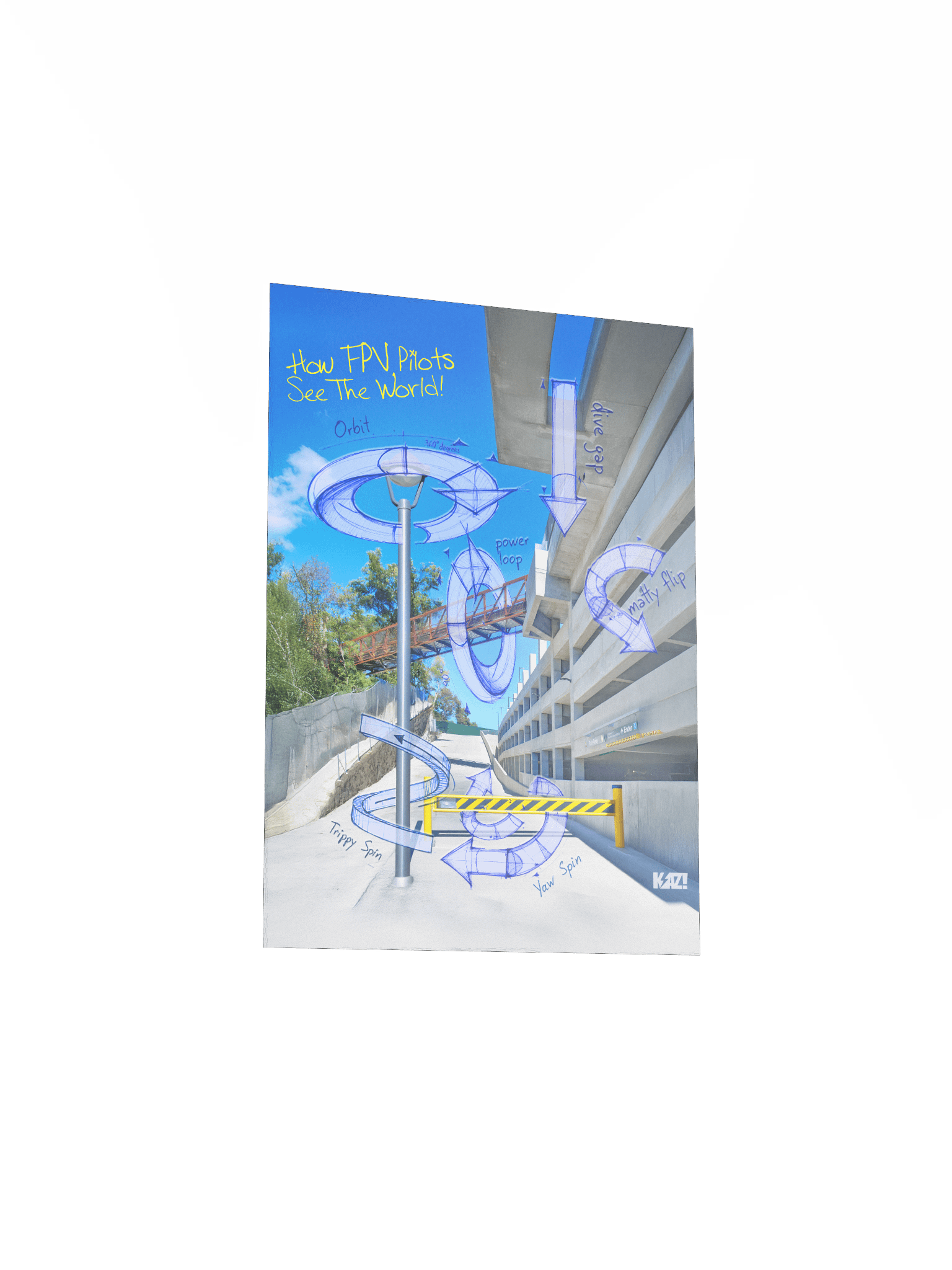 How FPV Pilots See The World - Print product image (3)