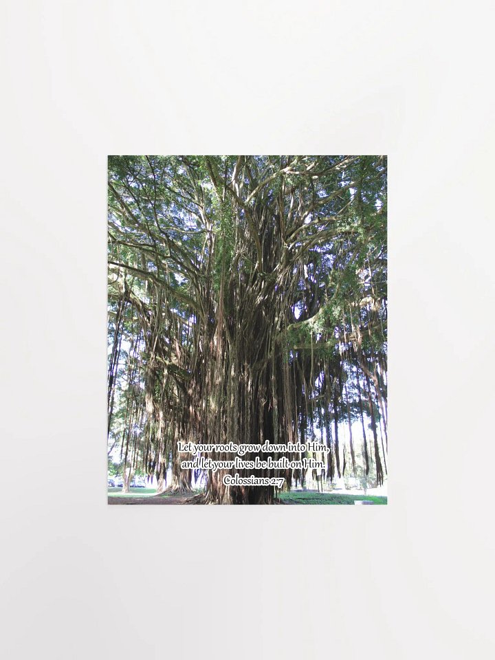 Let your roots grow into Him - Print product image (1)