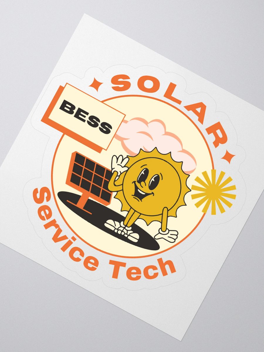 Retro Solar Services Sticker product image (3)