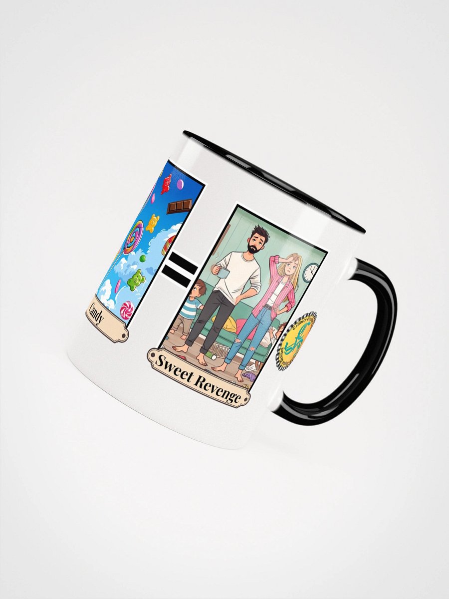 Grandkids + Candy = Sweet Revenge (Both) 2-Tone Ceramic Mug product image (4)