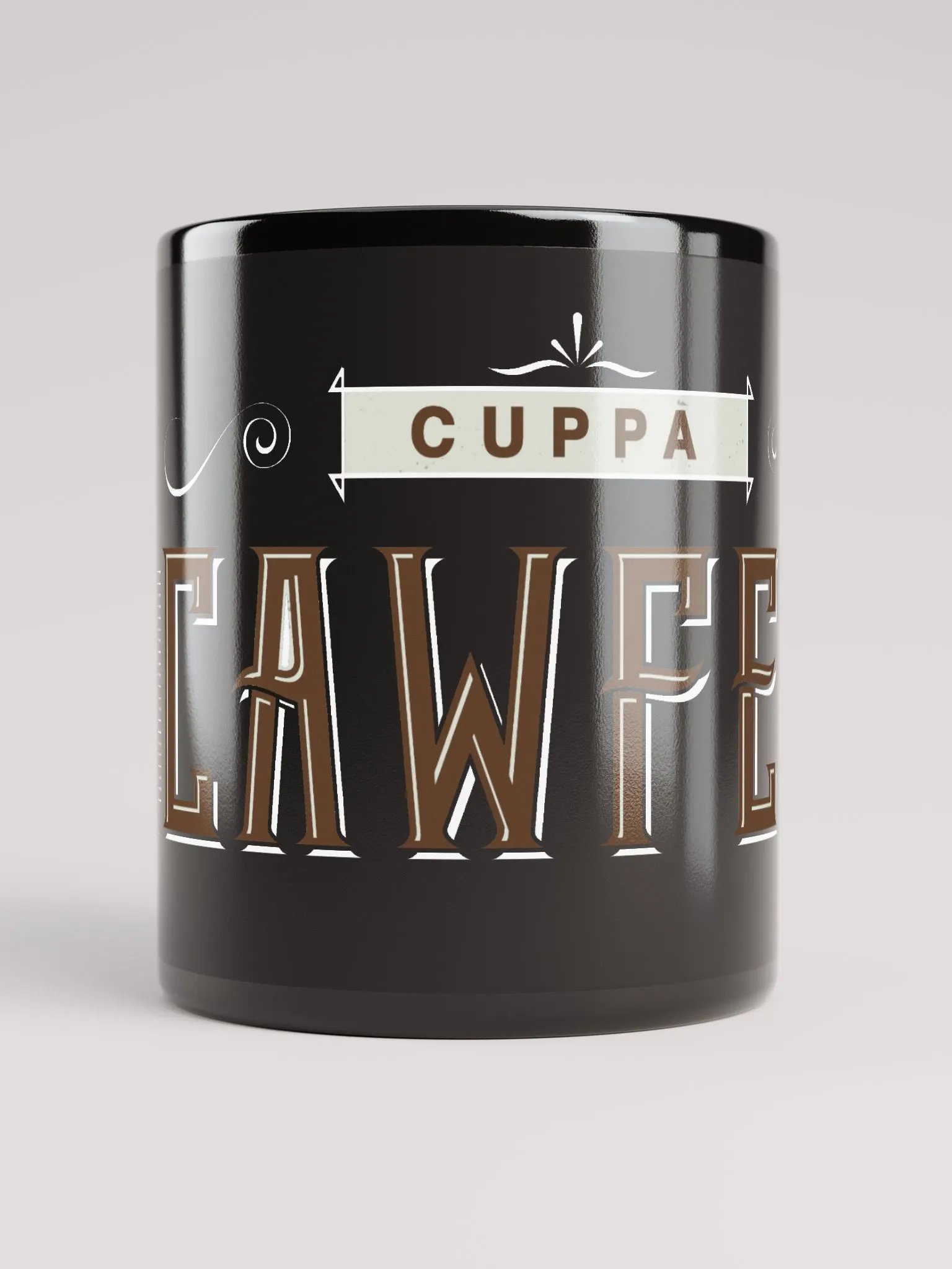 Cuppa Cawfee Black Mug product image (10)