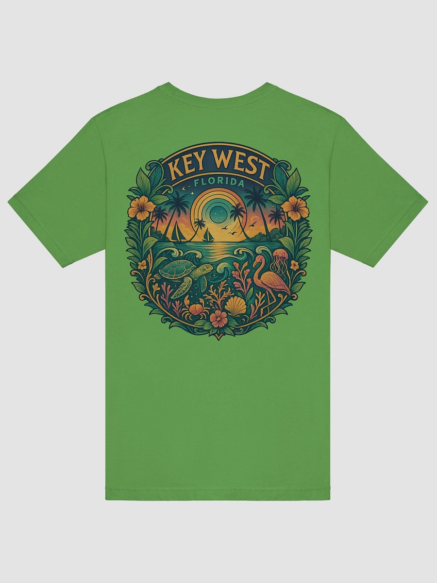 Key West Tropical T-Shirt Ultra Soft Tee with Ocean Scene product image (6)