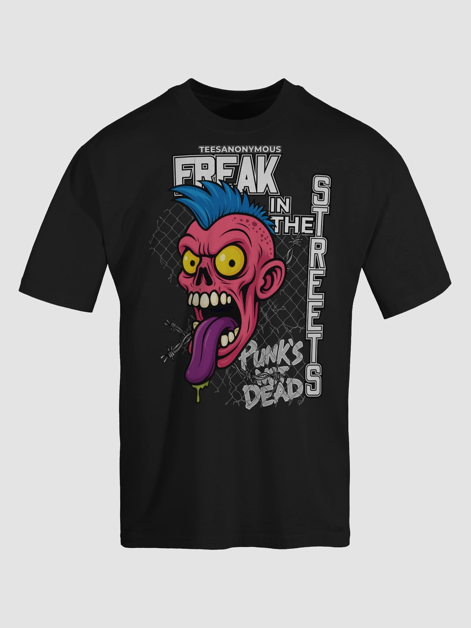 Streetwear Graphic Tee - Punk Head by Freak in the Streets product image (3)