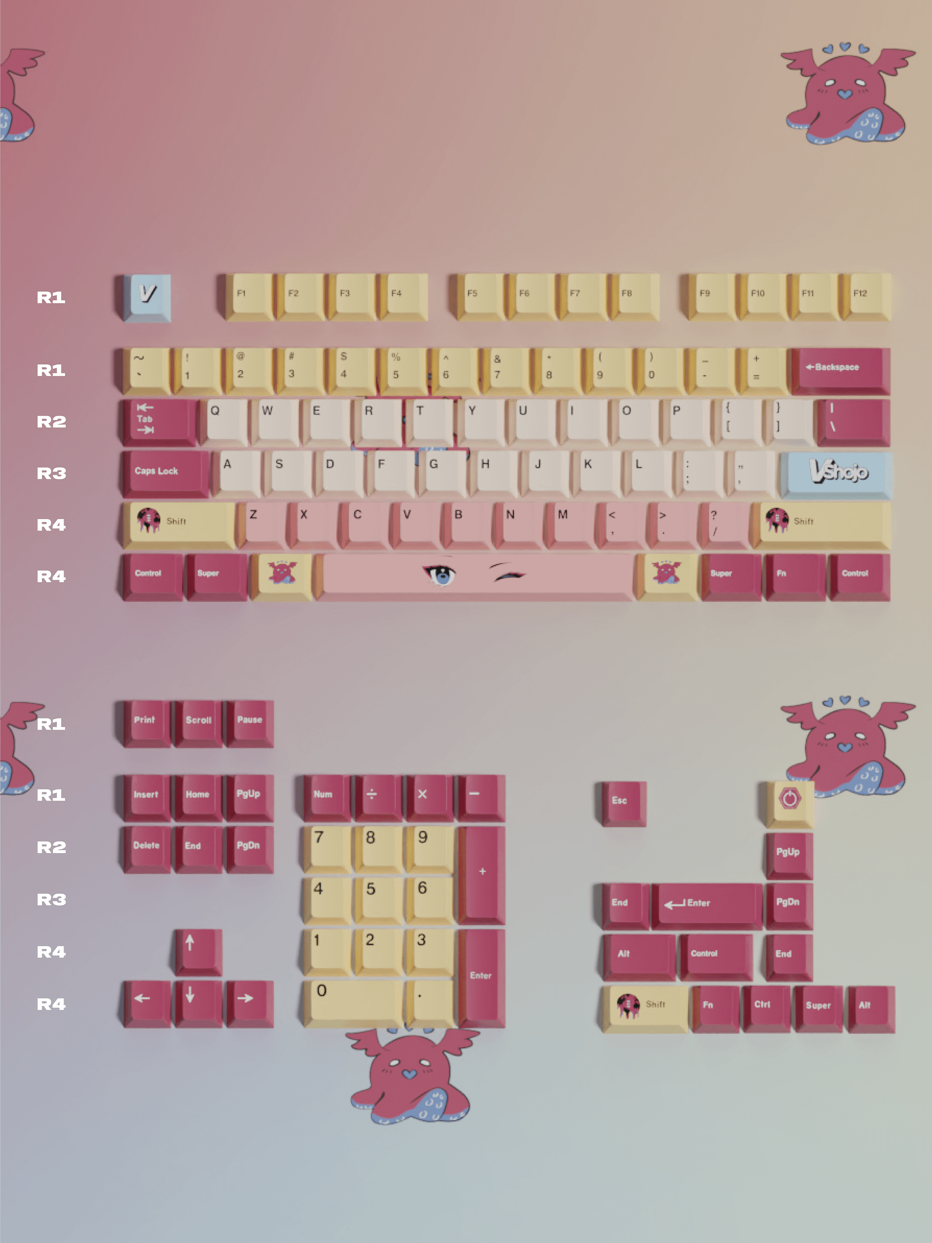 Hime Hajime Keycap Set product image (1)