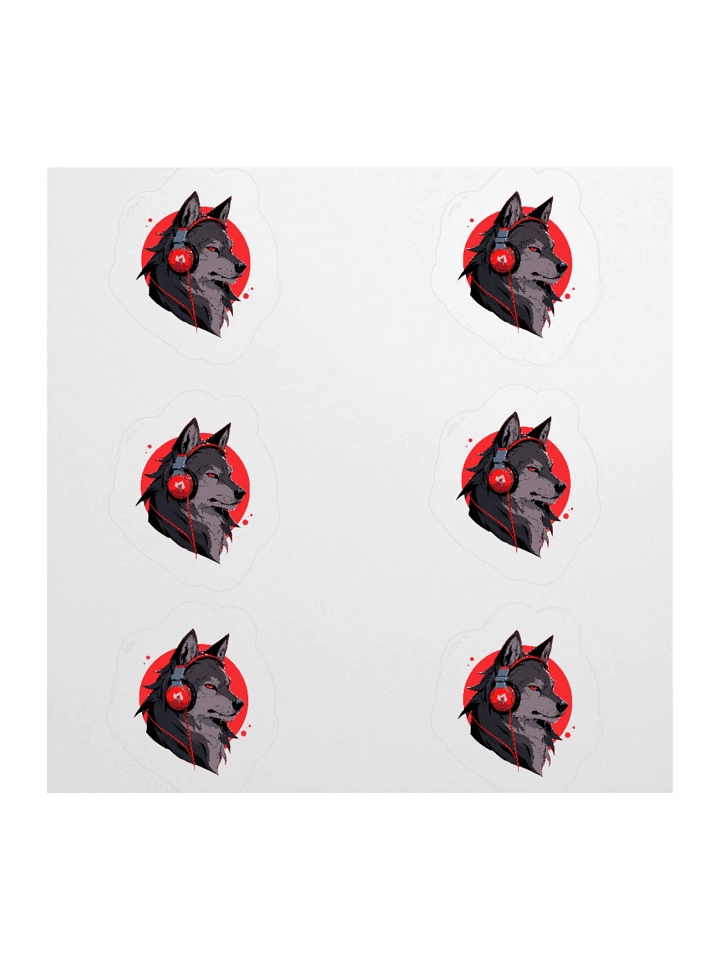 Wolf Beats Vinyl Stickers product image (2)