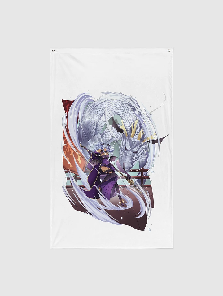 Dragon Queen Koko Anime Style Flag White product image (1)