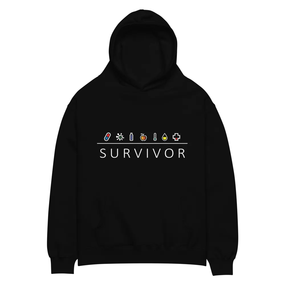 M1NDR Survivor Oversized Hoodie (Color/White) product image (2)