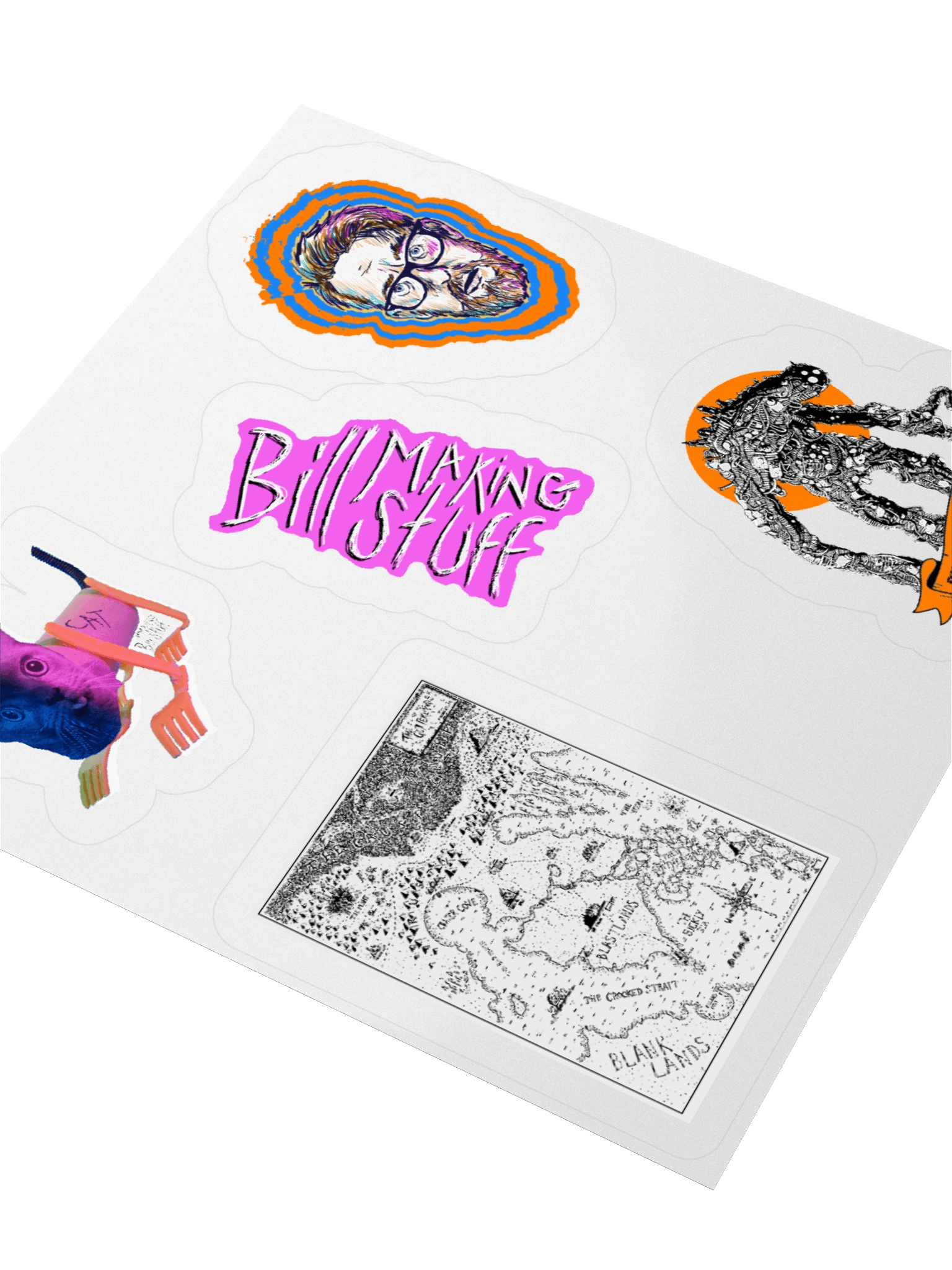 Bill Making Stuff Vinyl Sticker Set 1 product image (3)