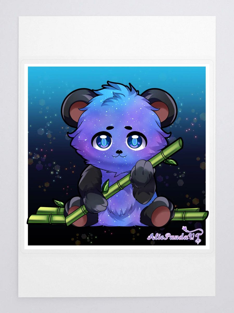 Cosmic Panda Kiss Cut Sticker Sheet product image (3)