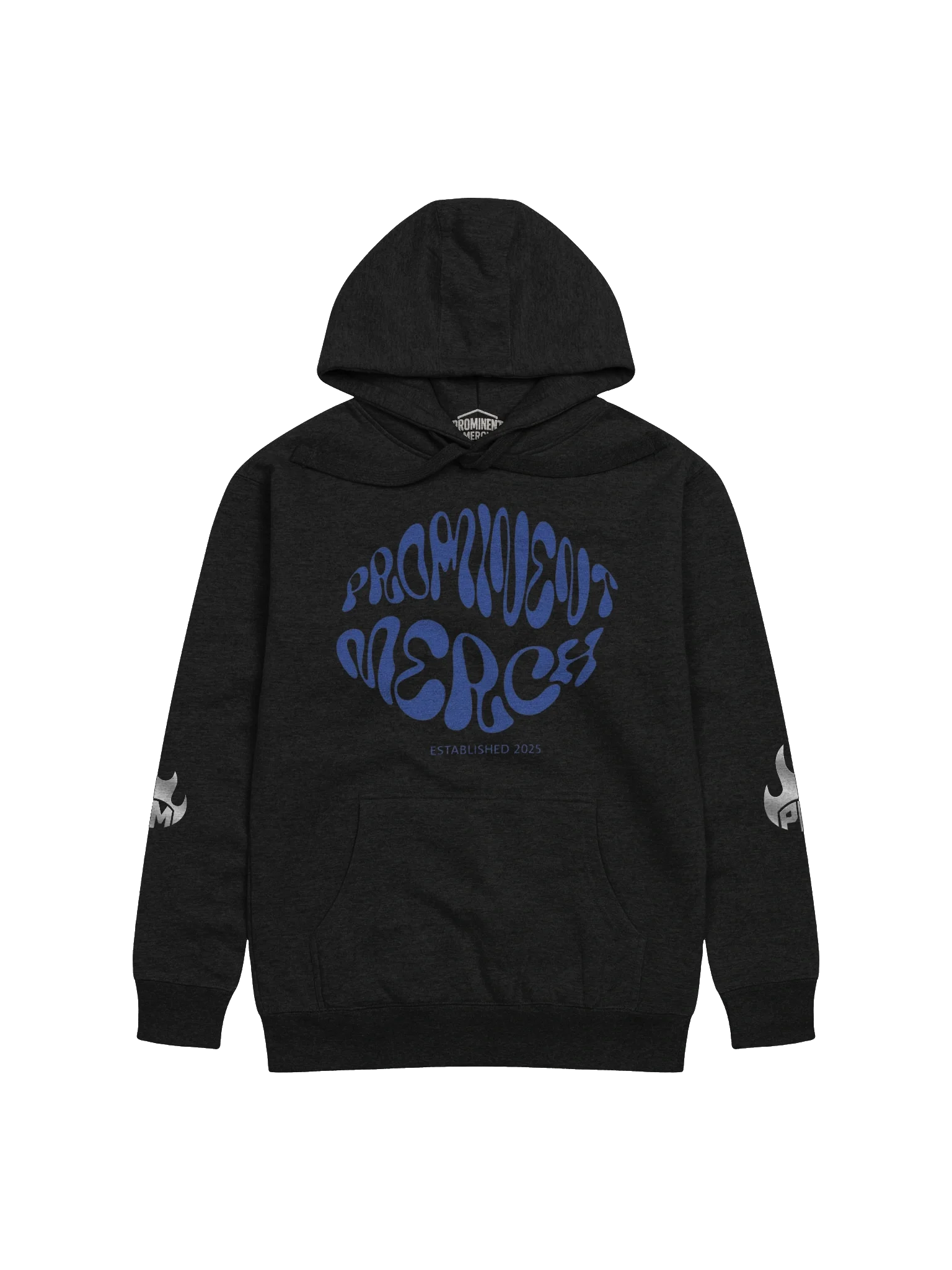 Unisex Blue Neon Prominent Merch Premium Hoodies product image (2)