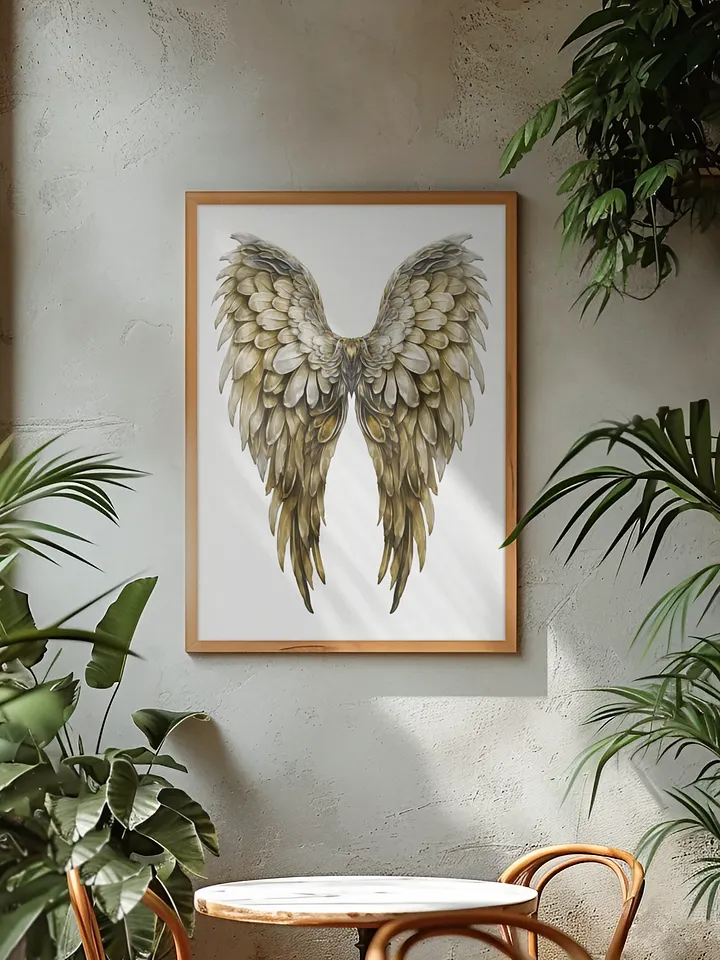 Golden Wings Framed Poster product image (1)