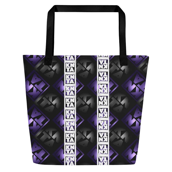KNTA cubes Large Tote Bag product image (1)